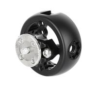 Hkfgdjdl Abrazadera lateral de liberación rápida con adaptador de buje de 3/20.3 cm-16 a 1/10.2 cm-20 para empuñadura de jaula de cámara DSLR