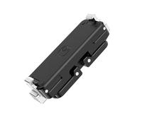 Hkfgdjdl Adaptador magnético de base de liberación rápida con tornillo de 1/4 y soporte plegable para cámaras de acción, construcción de aluminio ligero