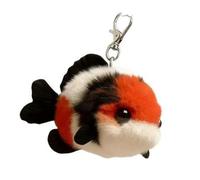 Hkfgdjdl Adorno colgante de felpa con diseño de pez de la suerte, relleno de algodón de polipropileno suave, colgante decorativo para bolsas, decoración del hogar y el coche
