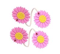 Hkfgdjdl Alzapaños decorativos para cortinas de ventana, hebillas de sujeción con estilos de flores, alzapaños, decoración del hogar