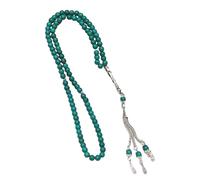 Hkfgdjdl Cadena de cuentas hecha a mano con imitación de agafita, accesorio cultural para adoraciones diarias y joyería de moda