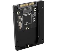 Hkfgdjdl Carcasa de disco duro, SFF 8639 a PCIe3.0 NVMe adaptador de disco sólido, carcasa de aluminio para reemplazo e integración de disco duro de 2.5 pulgadas