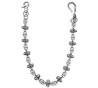 Hkfgdjdl Cinturón de hierro esqueleto de Halloween, accesorio de roca para hombres y mujeres