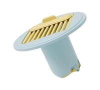 Hkfgdjdl Cubierta general para desagües de baño con diseño y recogedor de pelo, fácil de usar, no obstruye la defensa del fregadero de la ducha