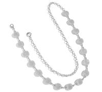 Hkfgdjdl Elegante cadena de cintura metálica para el cuerpo, accesorio de estilo de cintura con longitud ajustable para mujer, atuendo de moda