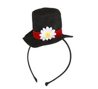 Hkfgdjdl Elegante diadema de sombrero de magos para unisex, accesorio de moda, elegante sombrero de Panamá