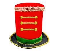 Hkfgdjdl Elegante sombrero de muñeco de nieve de invierno con acento accesorio de fiesta de Navidad para hombres, festival, vacaciones, sombrero para eventos
