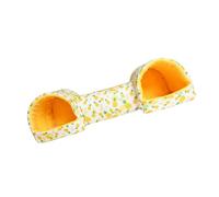 Hkfgdjdl Hideaway - Columpio para hámster, túnel de cama para conejos, casa de juguete suave para hámster para cobayas, jerbos, cama de juguete molar