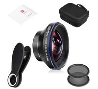 Hkfgdjdl Lente grande extremadamente transparente de 1 2 cm para teléfonos inteligentes, fotografía profesional cercana, para pezuñas, arbustos, pequeños detalles