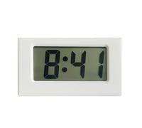 Hkfgdjdl Minis - Reloj digital con pantalla LCD de hora y día, reloj de escritorio pequeño que funciona con pilas para mesita de noche de escritorio