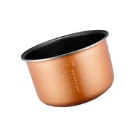 Hkfgdjdl Ollas interiores de acero inoxidable para arrocera eléctrica de repuesto para una distribución uniforme del calor