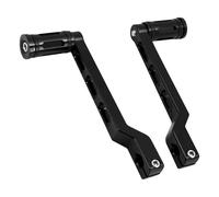 Hkfgdjdl Palanca de cambios de acero resistente con almohadilla de goma antideslizante para talones y dedos del pie, adecuadas para deslizamientos de calle y carretera