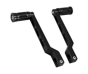 Hkfgdjdl Palanca de cambios de acero resistente con almohadilla de goma antideslizante para talones y dedos del pie, adecuadas para deslizamientos de calle y carretera