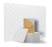 Hkfgdjdl Paneles acústicos adhesivos para pared, diseño de panales, reducción de ruido para cine en casa silencioso
