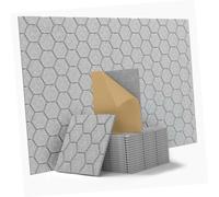 Hkfgdjdl Paneles acústicos adhesivos para pared, diseño de panales, reducción de ruido para cine en casa silencioso