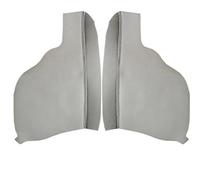 Hkfgdjdl Paquete de 2 fundas de cuero para reposabrazos de puerta con volante a la izquierda con fundas protectoras para manija de puerta de vehículo 2011-2017