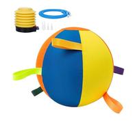 Hkfgdjdl Pelota inflable de durabilidad para perros con cierre de cremallera para inflar y jugar rápidamente para entrenar y masticadores agresivos
