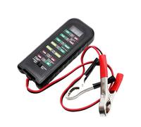 Hkfgdjdl Probador de batería de coche de 12 V y 24 V, herramienta de diagnóstico de alternador, indicador LED, comprobador de batería para motocicleta y camión