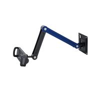 Hkfgdjdl Soporte de pared con brazo giratorio plegable general, ajustable, amortiguador, ahorro de espacio, para teléfono y tableta