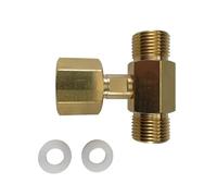 Hkfgdjdl Universals - Adaptador regulador de CO2 de latón de instalación rápida para tanques de cilindros de CO2, convertidor para sistemas de acuarios, duradero