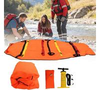 HKFGSHOP First Aid Vacuum Stretcher, Emergency Rescue Airbag, Load Capacity ≤159kg, Foldable Carrier with Neck Fixation and Carry Bag, for Patient Transport, Emergency Service, Outdoor Rescue