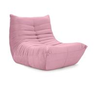 HKFGSHOP Lazy Sofa Reclining Couch, Bean Bag Chair Floor Couch, Ergonomic Togo Fireside Chair, Seat Depth 63cm, Memory Foam Single Leisure Sofa, for Living Room, Bedroom, Office