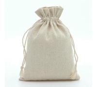 HKGYTRBN Bolsas de Regalo de Lino con cordón de arpillera, Bolsas de Embalaje para Guardar Joyas de Boda y Navidad, a Prueba de Polvo, 10 Unidades