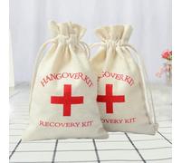 HKGYTRBN Bolsas de Regalo pequeñas, Kit para Sujetar Recuerdos de Boda para Invitados, Bolsas de Lino y algodón de la Cruz Roja, Suministros para Festivales, Eventos y Fiestas, 10/30 Unidades