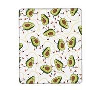 HKHLHLH Alfombrilla de ratón divertida con diseño de aguacates con borde cosido, alfombrilla de ratón para computadora con base de goma antideslizante, alfombrilla de mouse para laptop