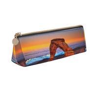 HKHLHLH Arches National Park - Estuche para niños y niñas, estuche multifunción para lápices, para escuela, trabajo, viajes, White, Talla única, Organizador de bolsas
