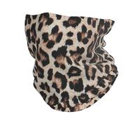 HKHLHLH Calentador de cuello con estampado de leopardo, pasamontañas multifuncional, máscara facial, protección contra el viento para clima frío al aire libre