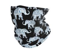 HKHLHLH Calentador de cuello de elefante azteca, pasamontañas multifuncional, máscara facial, protección contra el viento para clima frío al aire libre