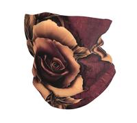 HKHLHLH Calentador de cuello gótico rosa, pasamontañas multifuncional, máscara facial con protección contra el viento para clima frío al aire libre