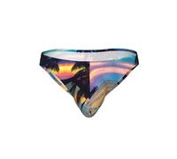 HKHLHLH Coconut Beach Sunset Hamaca - Calzoncillos de bikini para hombre, ropa interior sexy de talle bajo, bragas suaves para regalo, Negro, S