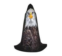 HKHLHLH Disfraz de bruja, vampiro y mago de cabeza blanca con capucha para adolescentes, baile de máscaras, fiesta de Halloween, cosplay