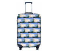 HKHLHLH Funda elástica para maleta con estampado de Cataratas del Niágara con cremalleras invisibles laterales impresas, protege el equipaje de arañazos del polvo, White, XL