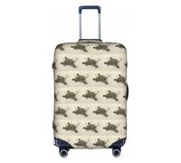 HKHLHLH Funda elástica para maleta con estampado de nido de pájaros con cremalleras invisibles laterales impresas, protege el equipaje de arañazos del polvo, White, XL