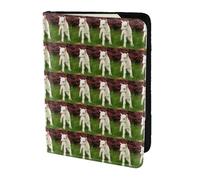 HKHLHLH Goat Printing - Funda para pasaporte de 5.5 pulgadas con organizador de tarjetas de crédito para viajes, Black, Talla única
