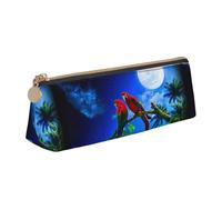 HKHLHLH Parrots - Estuche para lápices para niños y niñas, estuche multifunción para lápices, para la escuela, el trabajo, viajes, White, Talla única, Organizador de bolsas
