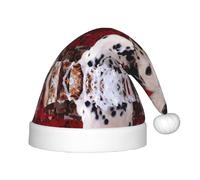 HKHLHLH Sombrero de Papá Noel cantando con cachorro dálmata, sombrero de Navidad para actuaciones escénicas y eventos escolares, sombrero de cumpleaños, sombrero de Navidad