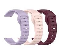 HKIDKK 3 correas de reloj resistentes de 0.787 in y 0.866 in, correa de reloj de liberación rápida con hebilla cuadrada de metal rediseñada, correas de reloj deportivas de repuesto transpirables de si
