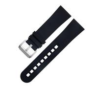 HKIDKK Correa Blancpain Fifty Fathoms 5000 5015 para correa de reloj de repuesto de 23 mm, flúor FKM goma suave (color: negro 3, tamaño: 23 mm)