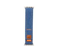 HKIDKK Correa de bucle de nylon para la banda de Apple Watch Ultra 49 mm 44 mm 45 mm 41 mm de 41 mm 38 mm 42 mm 46 mm Iwatch Series10 8 9 7 6 5 3 SE Watch Bands(Blue,S10 42MM)