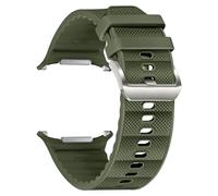 HKIDKK Correa de nailon de silicona para reloj Samsung Galaxy, correa Ultra de 47mm, pulsera deportiva funcional, correas de reloj(Army green)
