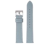 HKIDKK Correa de reloj de 18 mm, 20 mm, 22 mm, correa de reloj universal de cabeza plana, patrón de palma, primera capa de piel de vaca, correa de reloj de liberación rápida, hebilla cuadrada ligera e