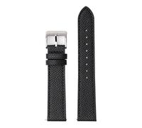 HKIDKK Correa de reloj de 18 mm, 20 mm, 22 mm, correa de reloj universal de cabeza plana, patrón de palma, primera capa de piel de vaca, correa de reloj de liberación rápida, hebilla cuadrada ligera e