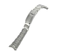 HKIDKK Correa de reloj de acero inoxidable 904L de 20 mm para pulseras de correa con hebilla mate sólida Rolex Daytona M116