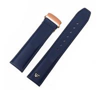 HKIDKK Correa de reloj de cuero genuino para MAURICE LACROIX correa de reloj 20 mm 22 mm hebilla plegable ocio negocios pulsera de cuero de vaca, 22mm, Agate