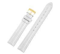 HKIDKK Correa de reloj de cuero vacuno para mujer, 10 mm, 12 mm, 14 mm, 16 mm, 18 mm, universal, de cuero genuino, 14mm, Agate