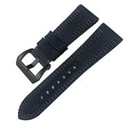 HKIDKK Correa de reloj de nylon de 24 mm y 26 mm para Panerai Luminor sumergible PAM Canvas Sport Correa de cuero Herramientas regalo, 24mm, Ágata